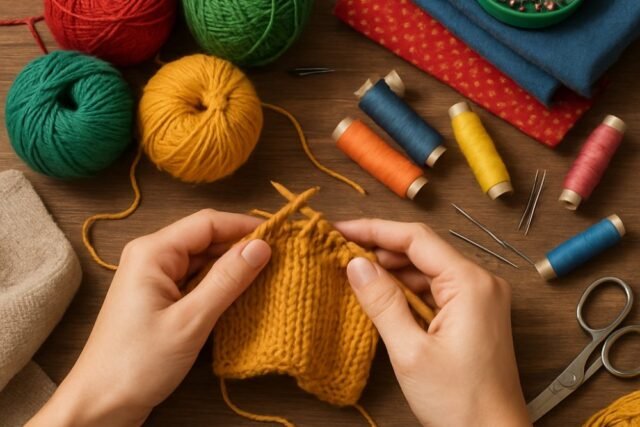 Tricô e costura: guia prático para começar sem gastar muito